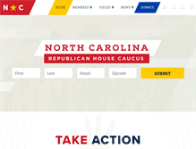 Tablet Screenshot of nchouserepublicans.com